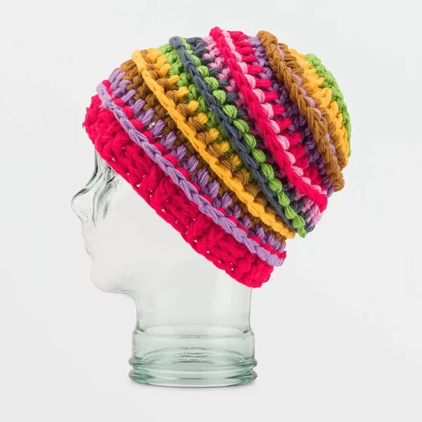 Volcom Men's Rav Crochet Beanie - Red - Image 2