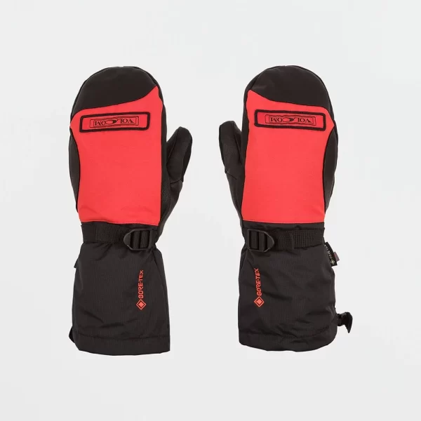 Volcom Men's 91 Gore-Tex Mittens - Orange Shock