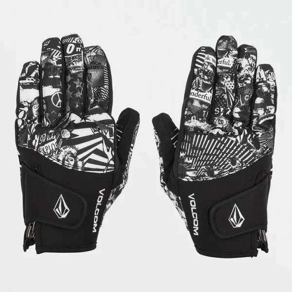 Volcom Men's Crail Gloves - Black / White