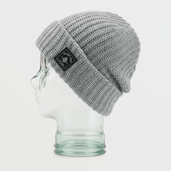 Volcom Women's Thick Knit Beanie - Heather Grey