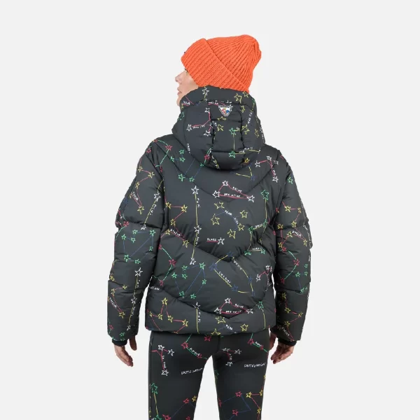 Rossignol Women's JCC Modul Printed Down Bomber Jacket - Black - Image 2