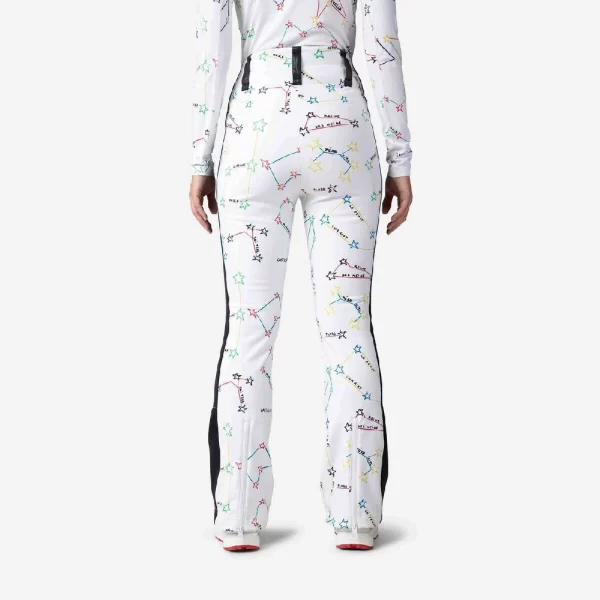 Rossignol Women's JCC Sirius Printed Softshell Pants - White - Image 2