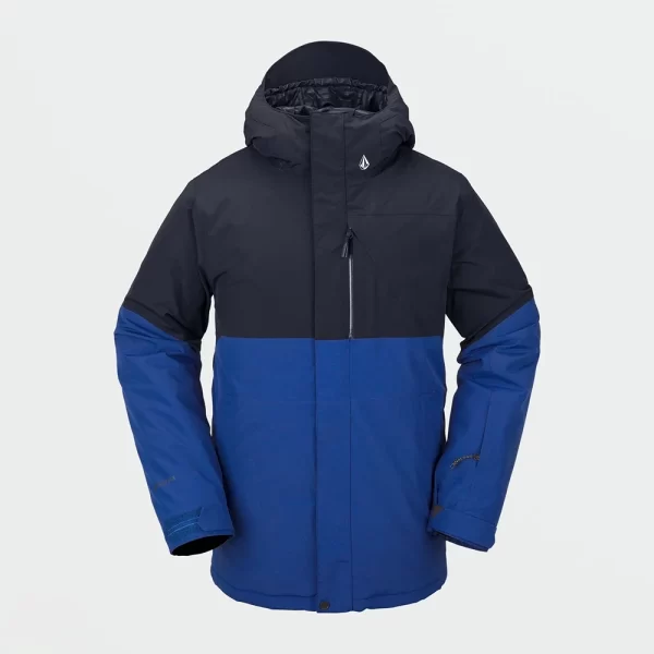 Volcom Men's L Insulated Gore-Tex Jacket - Dark Blue