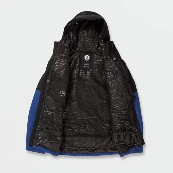 Volcom Men's L Insulated Gore-Tex Jacket - Dark Blue - Image 3
