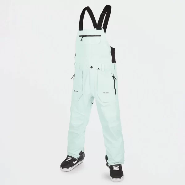 Volcom Men's Rain Gore Tex Bib Overall - Sky Blue