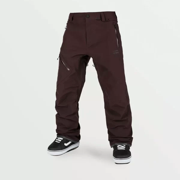Volcom Men's L Gore-Tex Trousers - Brown