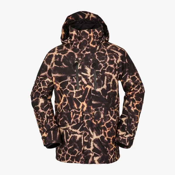 Volcom Men's Stone Stretch Gore-Tex Jacket - Gold Giraffe
