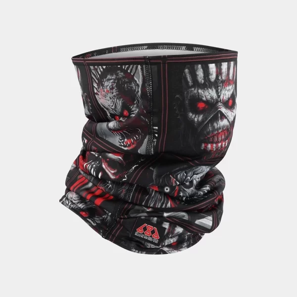 686 Unisex Double Layer Face Warmer - Iron Maiden Eddies Black