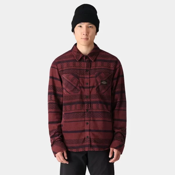 686 Men's Sierra Fleece Flannel - Sassafras Stripe