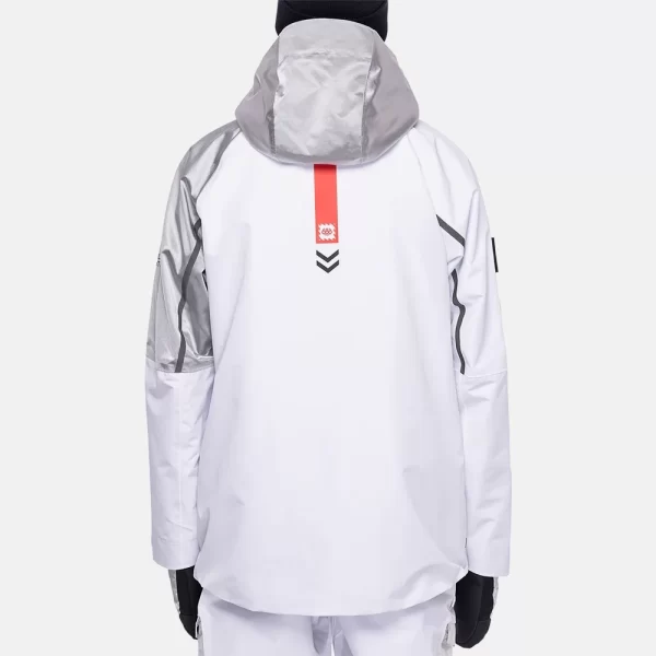 686 Men's Exploration Thermagraph Jacket - White Colorblock - Image 2