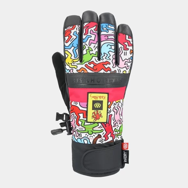 686 Men's Infiloft Recon Gloves - Keith Haring Multi