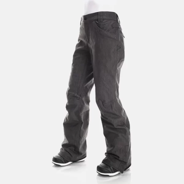 686 Women's Patron Insulated Pants - Black Denim - Image 2