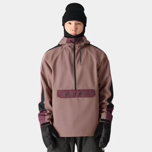 686 Men's Waterproof Anorak Jacket - Antler Colorblock