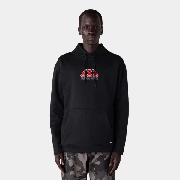 686 Men's Everywhere Performance Double Knit Hoody - Iron Maiden Eddies Black