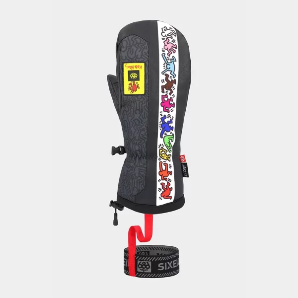 686 Men's Team Merino Mitt - Keith Haring Black