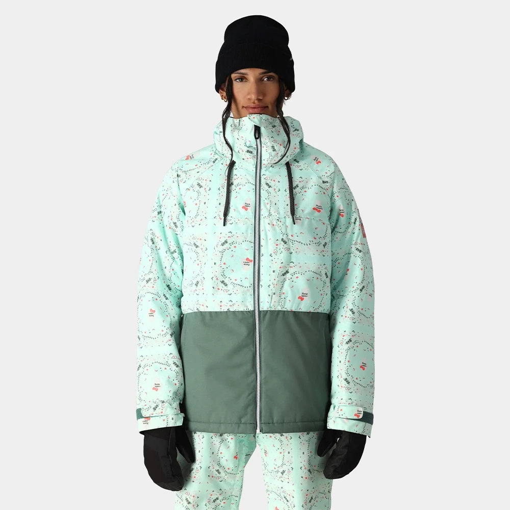 686 Women's Athena Insulated Jacket - Hello Kitty Seaglass Bandana