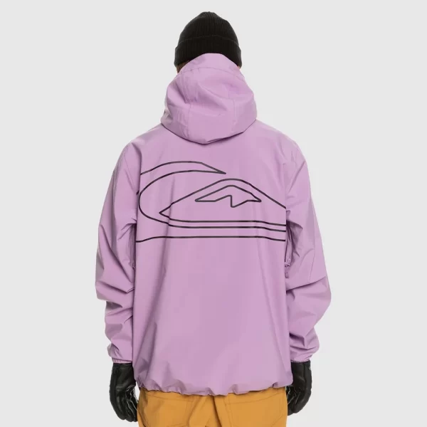 Quiksilver Men's High In The Hood Technical Snow Jacket - Regal Orchid - Image 2