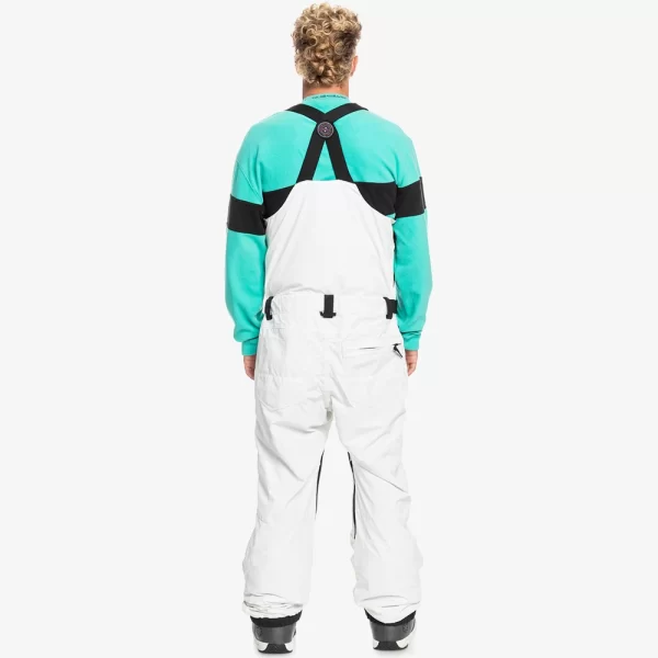 Quiksilver Men's Fly High Technical Snow Bib - Snow White - Image 2