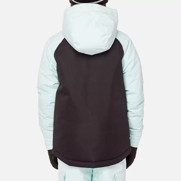 686 Girls' Hydra Insulated Jacket - Icy Blue Colorblock - Image 2