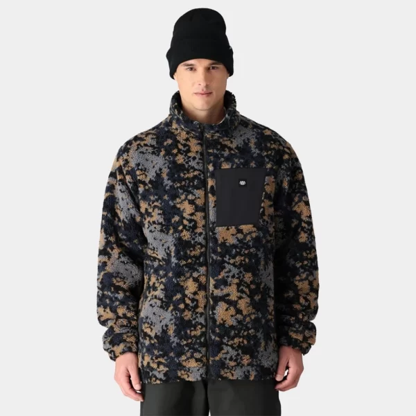 686 Men's Everywhere Outpost Sherpa Jacket - Dark Khaki Flecktarn Camo