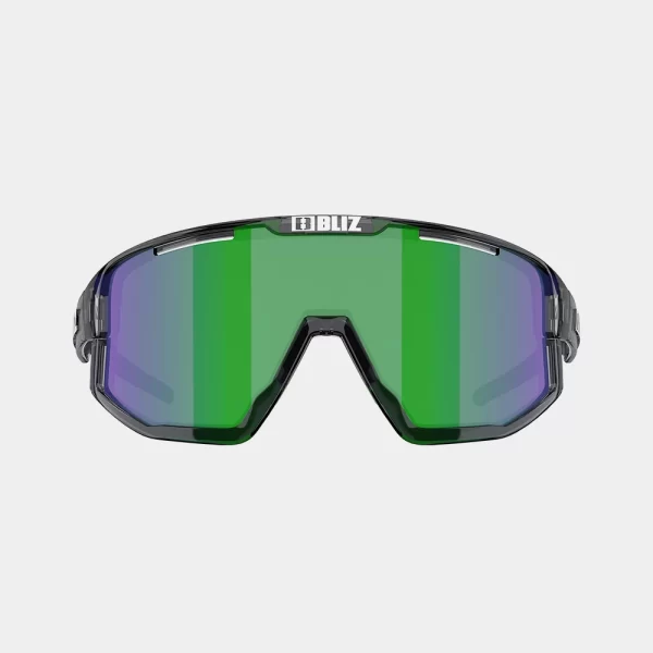 Bliz Unisex Fusion Sunglasses - Crystal Black / Brown Green - Image 4