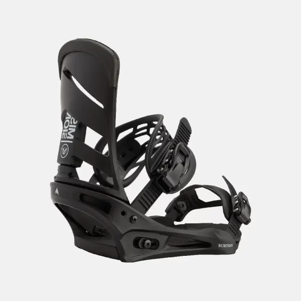 Burton Men's Mission Re:Flex Snowboard Bindings - Black