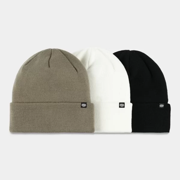 686 Men's Standard Roll-Up Beanie (3-Pack) - Assorted