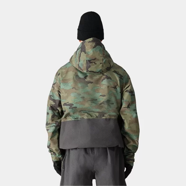 686 Men's Ghost 2.5L Anorak Jacket - Fatigue Camo Colorblock - Image 2