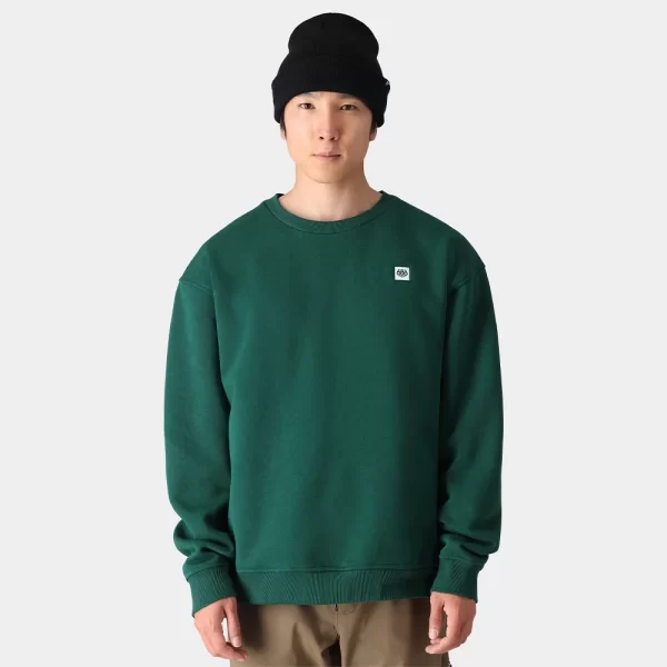 686 Men's Icon Premium Heavyweight Crew Sweatshirt - Dark Green