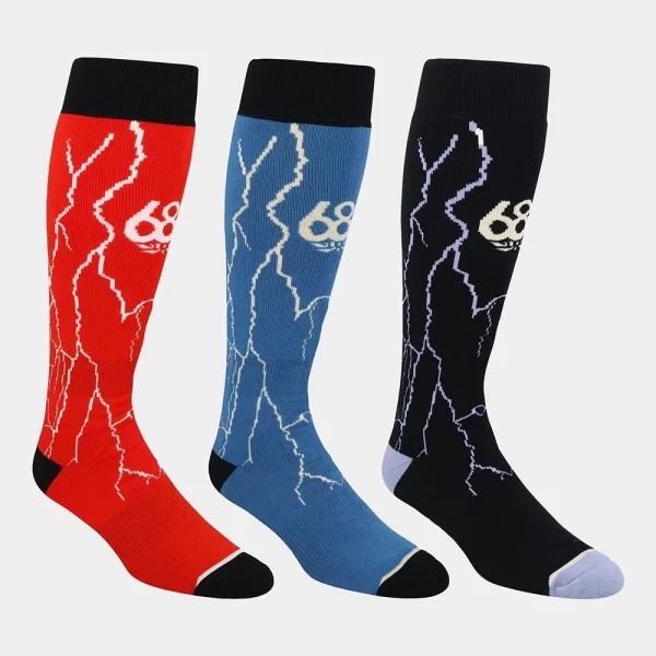 686 Men's Storm Sock 3-Pack - Bright Pack