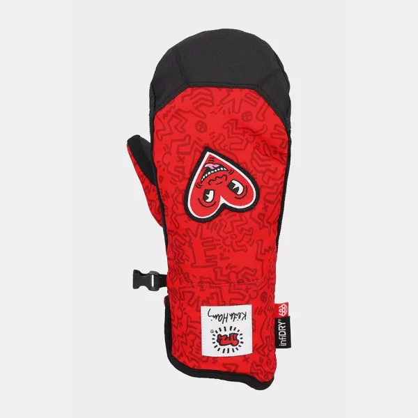 686 Women's Revel Mitt - Keith Haring Red