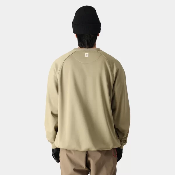 686 Men's Bonded Fleece Crew - Sage - Image 2