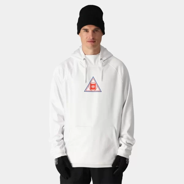 686 Men's Bonded Fleece Pullover Hoody - White