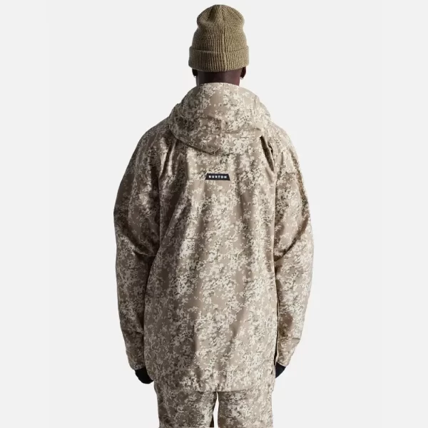 Burton Men's Pillowline GORE‑TEX 2L Anorak Jacket - Snowfall Camo - Image 2