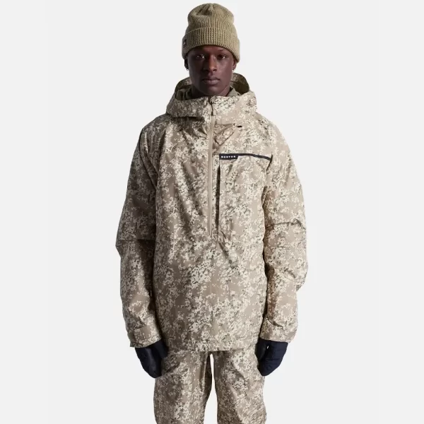 Burton Men's Pillowline GORE‑TEX 2L Anorak Jacket - Snowfall Camo