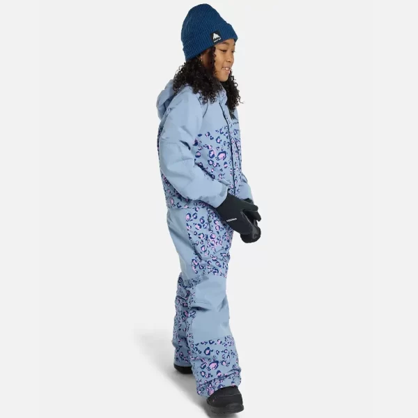 Burton Kids' 2L One Piece Snowsuit - Dusty Blue / Cheetah