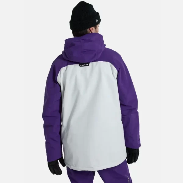 Burton Men's Burton Covert 2.0 2L Jacket - Imperial Purple / Stout White - Image 2
