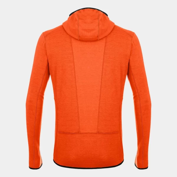 Salewa Men's Light Micro PL Full-Zip Hoody - Red Orange - Image 2