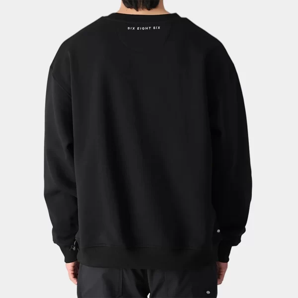 686 Men's Icon Premium Heavyweight Crew Sweatshirt - Black - Image 2