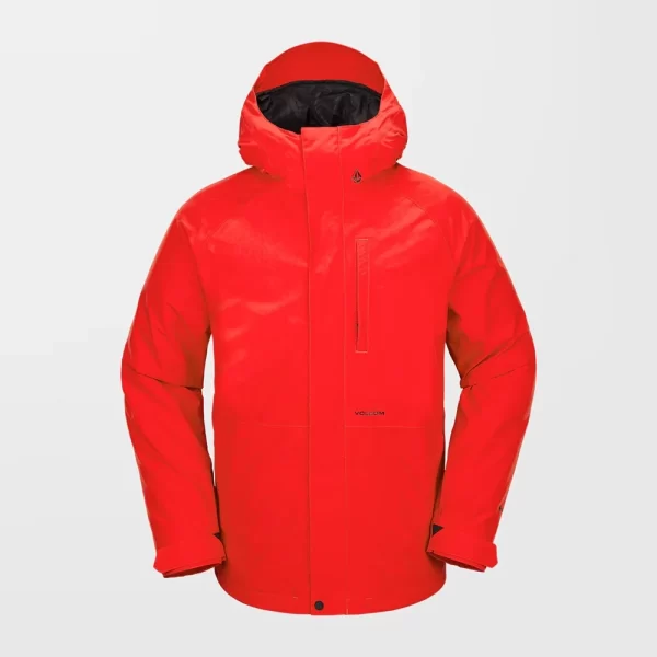 Volcom Men's Dua Insulated Gore Tex Jacket - Crimson