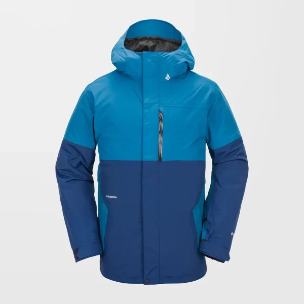Volcom Men's L Gore Tex Jacket - Light Blue