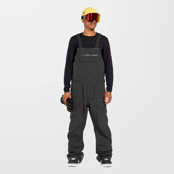 Volcom Men's Rain Gore-Tex Bib Overall - Black