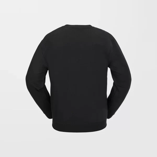 Volcom Men's Essentials Fleece Sweatshirt - Black - Image 2