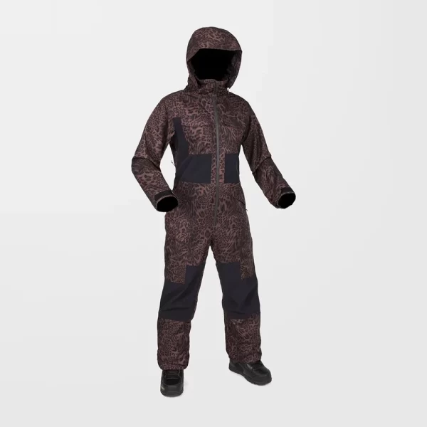 Volcom Women's Shiloh Snow Suit - Leopard - Image 2