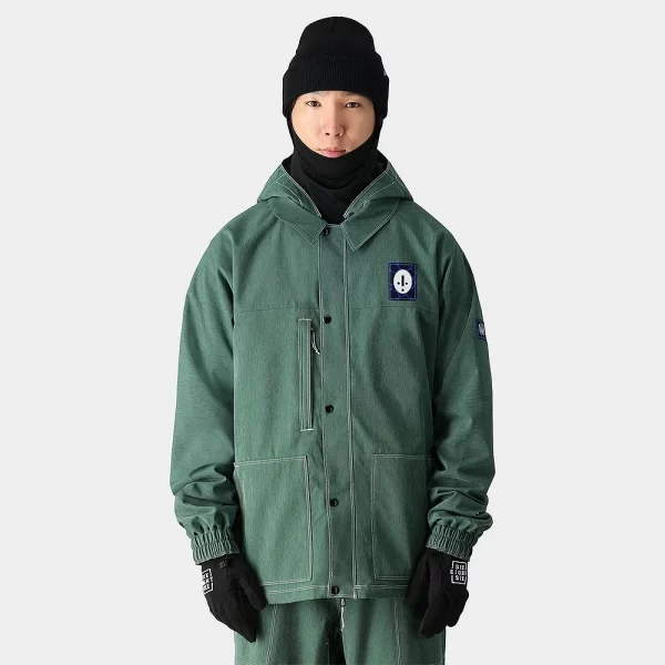 686 Men's Dojo Jacket - Forest Green Denim