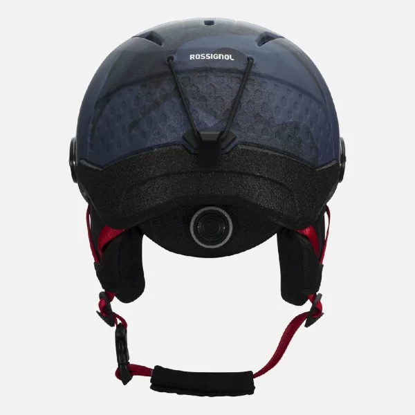 Rossignol Kid's Whoopee Visor Impacts Ski Helmet - Blue - Image 4