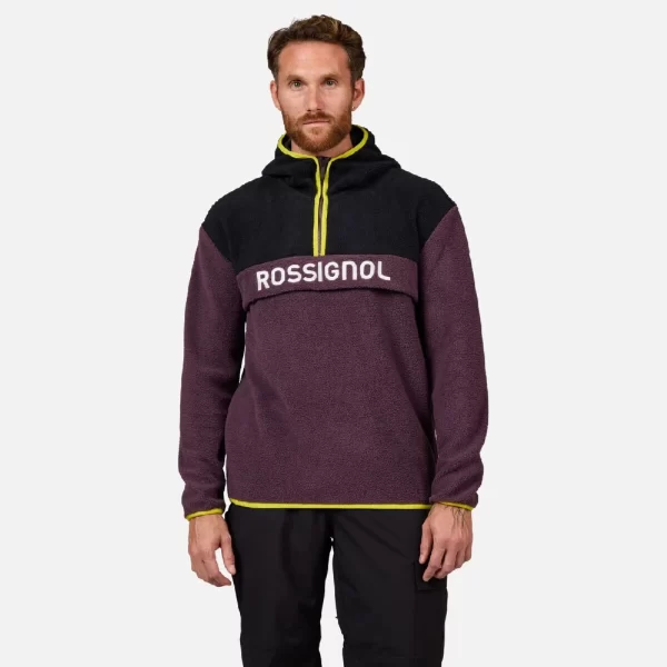 Rossignol Men's Alltrack Fleece Top - Mulberry