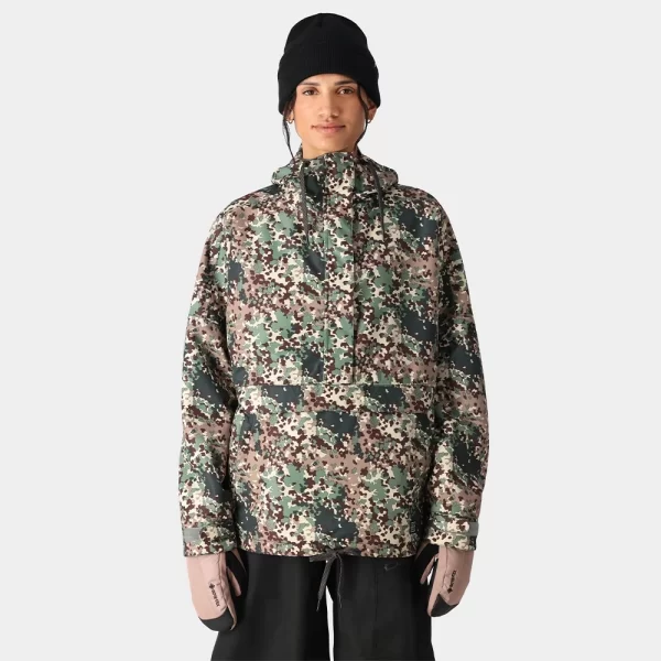 686 Women's Outline Shell Anorak - Antler Spotted