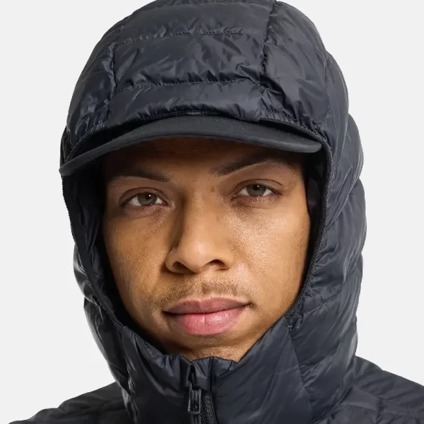 Burton Men's Mid-Heat Insulated Hooded Down Jacket - Black - Image 2