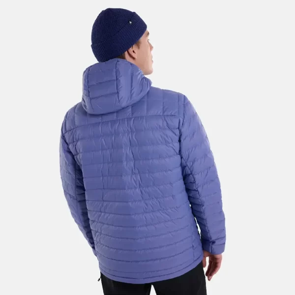 Burton Men's Mid-Heat Insulated Hooded Down Jacket - Slate Blue - Image 3